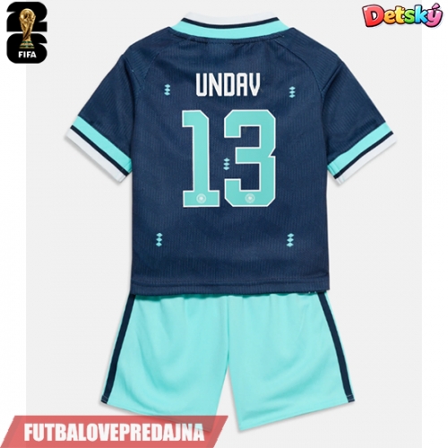 Lacne Dětský Futbalové dres Nemecko Deniz Undav #13 MS 2026 Krátky Rukáv - Preč (+ trenírky)